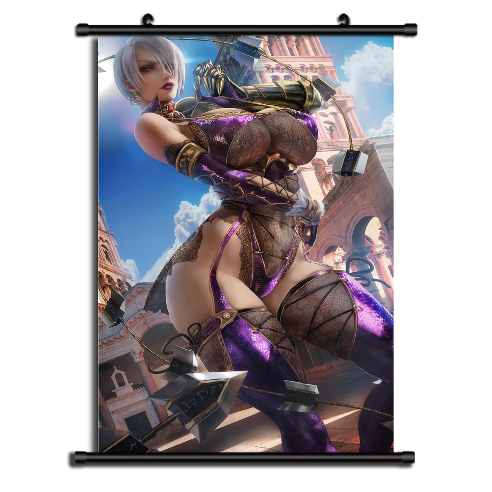 Soul Calibur Ivy Valentine Game Anime Canvas Painting Wall Art Nordic Posters and Prints Canvas Pictures Living Kids Room Decor