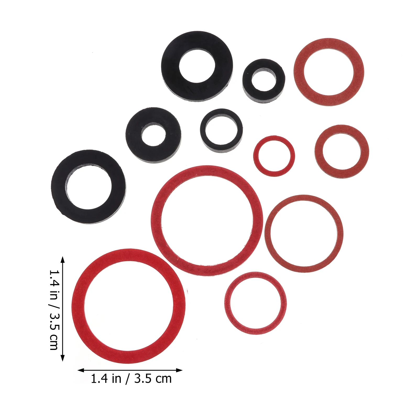 

141pcs Gasket Assortment Set Wire Protection Sealing Ring Kit Resealable Case Rubber Faucet Repair Accessories