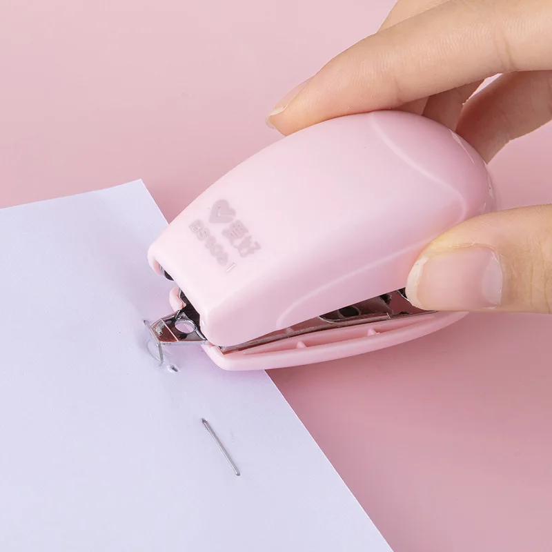 Creative Mini Cartoon Mango Chicken Stapler Student Cute Portable Stationery Binding Machine Set Student Prize Gift