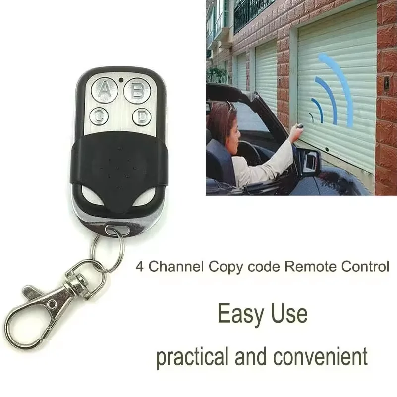 universal gate remote control garage door controls 433 mhz garage control duplicator fixed code 4 buttons