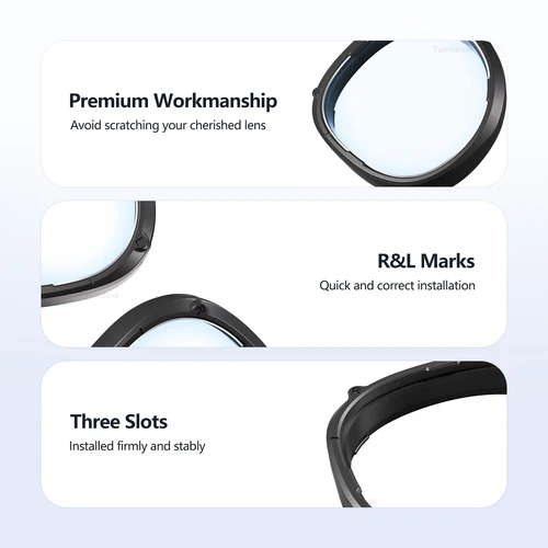 Imagen 2 del producto Para Quest 3S/Quest 2 lentes miopía gafas antiazules montura de gafas magnética lentes graduadas VR para Meta Quest 3s Accesorios