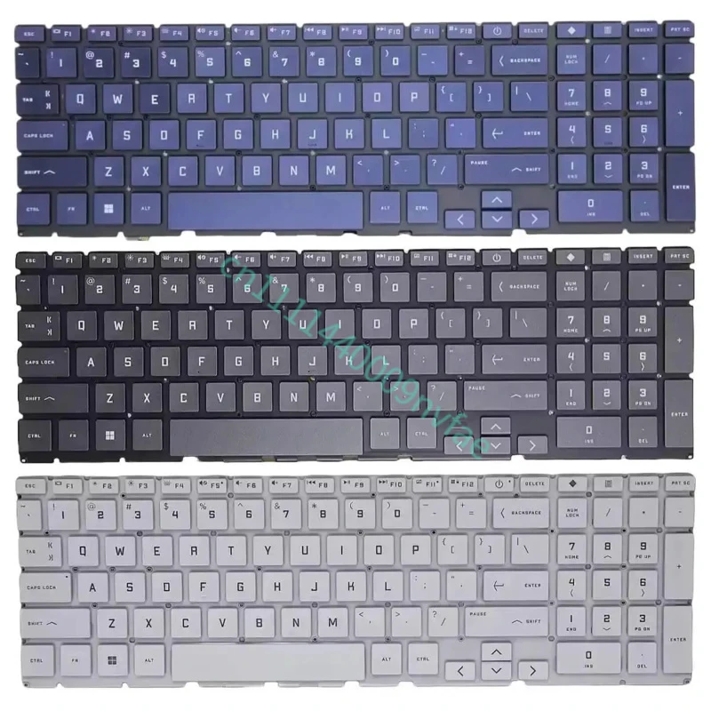 US layout for HP Victus 7/8/9 TPN-Q263 Q264 Q278 C169 C170 16-D 16-E 16T-D 16-R 16-S 15-FA FB TPN- Q264 Q279 Laptop Keyboard 0.3