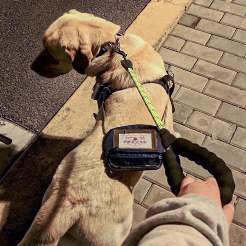 Correa reflectante para perros grandes, correa corta a prueba de explosiones, Golden Retriever, productos para mascotas