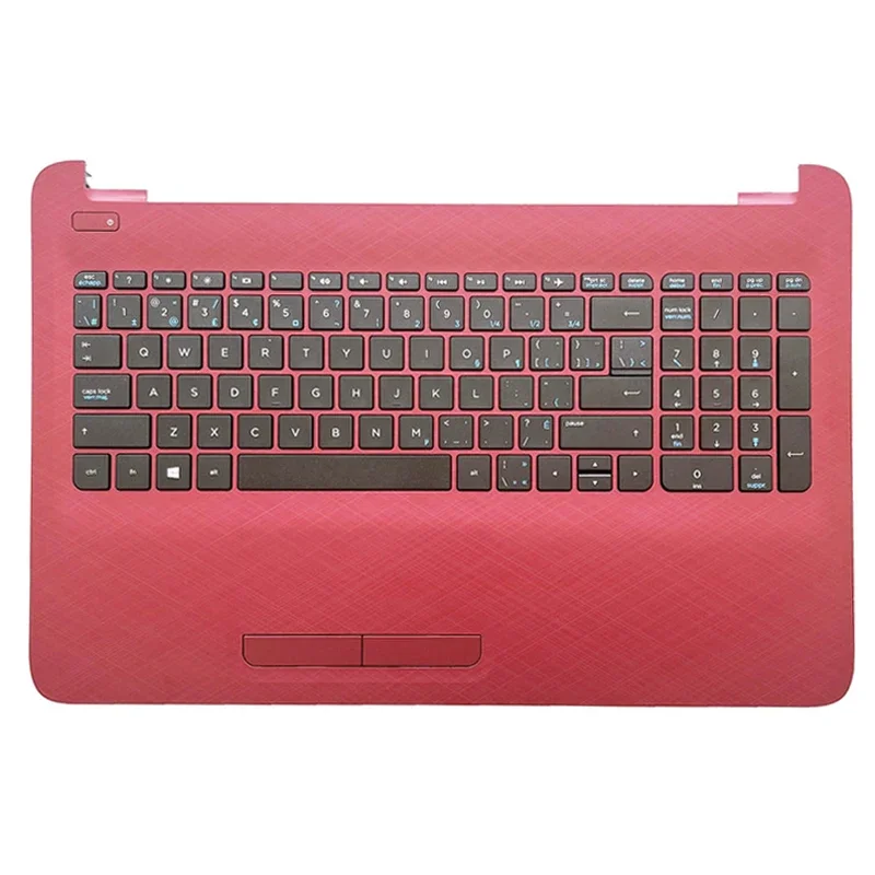 New US Keyboard for pavilion 15-AC AF 15-AY BA BD 250 255 G4 G5 TPN-C125 Laptop Case Palmrest Top Upper Cover Replacement