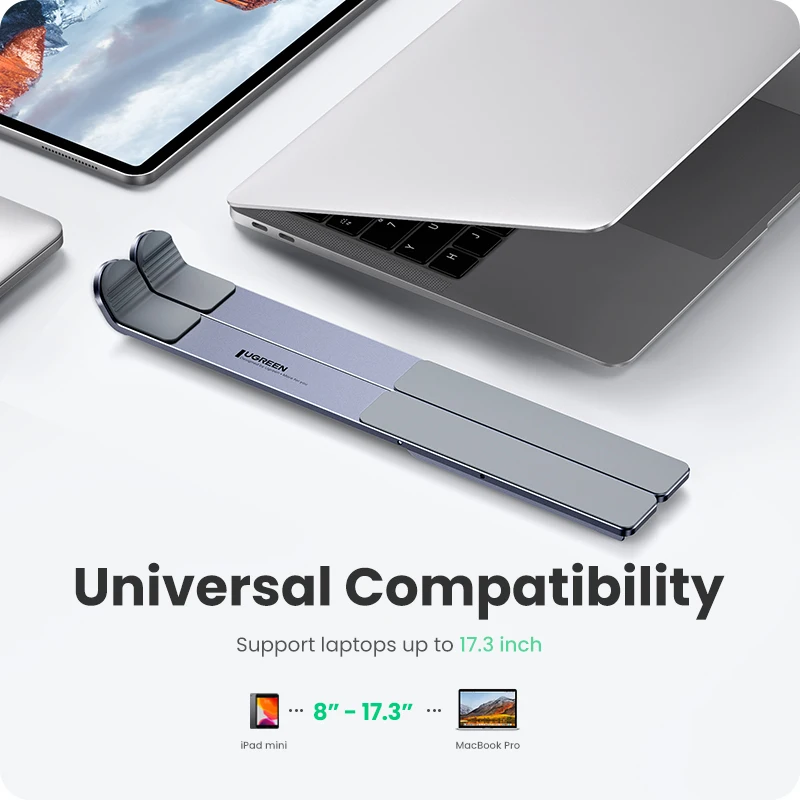 UGREEN Laptop Đế Đứng Dành Cho MacBook Air Pro Có Thể Điều Chỉnh Nhôm Xách Tay Giá Đỡ Máy Tính Bảng Laptop Hỗ Trợ Macbook Giá Đỡ
