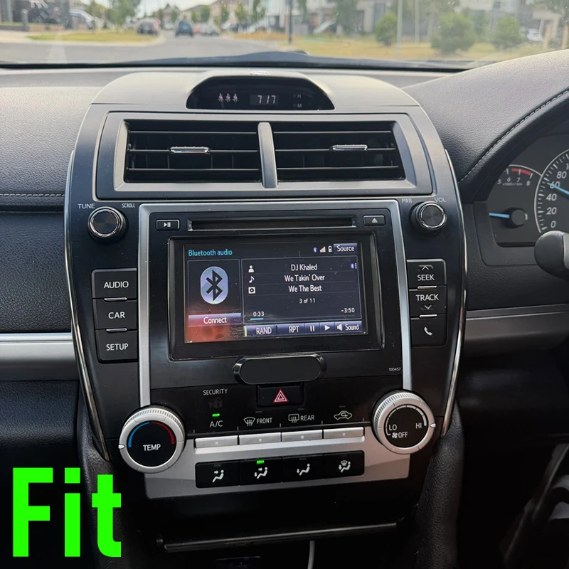 

10" 4+64GB For Toyota Camry 2012-2014 Car Radio Wireless CarPlay Android 15 Auto QLED Touchscreen Head Unit FM BT