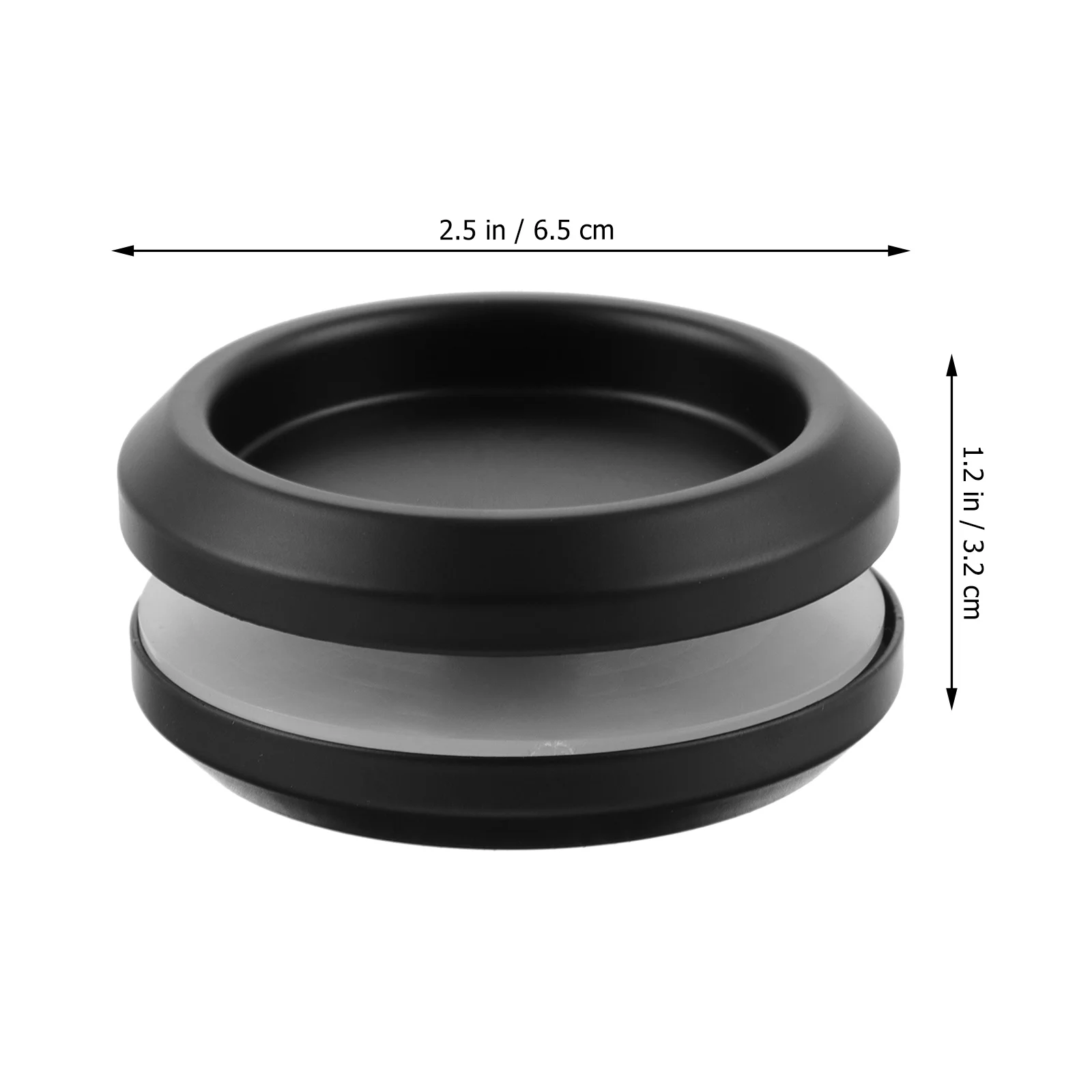 

2Pcs High Grade Stainless Steel Shower Door Handle Easy Clean No Rust Double Sided Round Knob for Home Bathroom