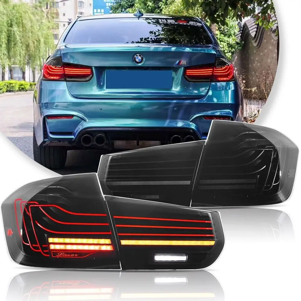 LED Tail Lights for BMW F30 3 Series M3 F80 2012 2013 2014-2018 Start-up Animation Sequential Turn Signal Rear Lamps Assembly