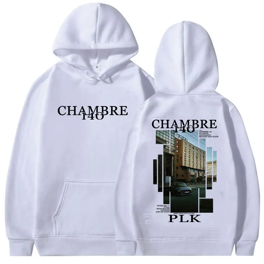 Rapper Plk CHAMBRE 140 Pt3 Tour 2025 Autumn/Winter New Collection Hot Selling Men's Women's Hip Hop Super Large Cotton Hoodie