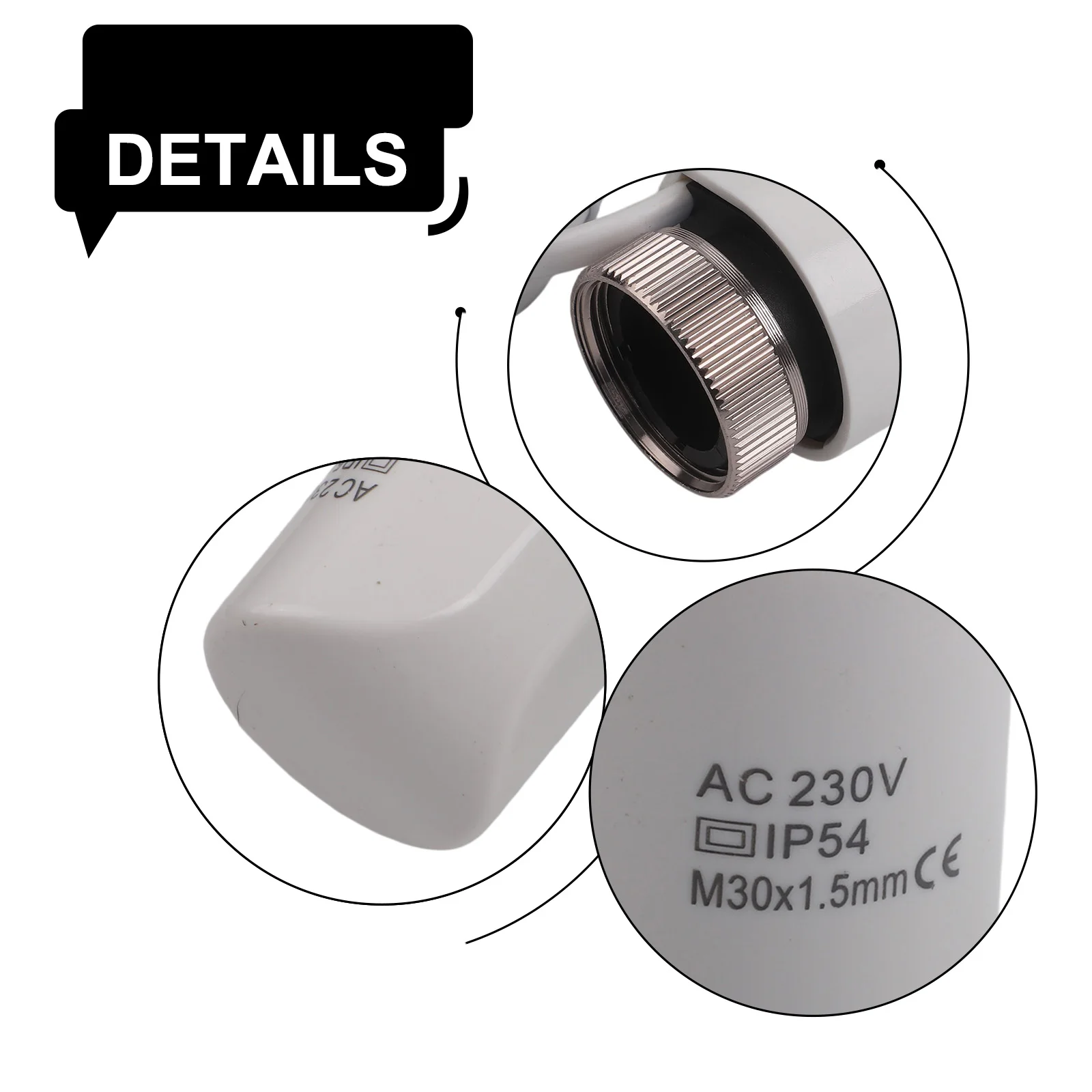 Temperature Control Actuator Radiator Valve Actuator Heating Regulation M30*1.5mm Thread Size For Programmable Controllers