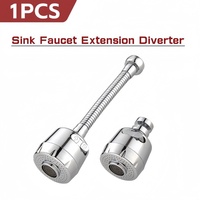 Universal Faucet 360 Degree Rotating Tap Filter Tip Water Bubbler Faucet Anti-Splash Economizer Kitchen Supplies S/L Optional