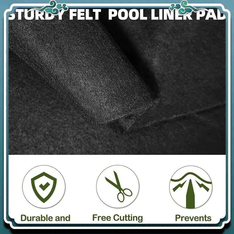 

Reliable Pool Liner Pad For Above Ground Pool Liner Protects The Pool Liner From Rocks, Roots, Glass And Other Sharp Objects