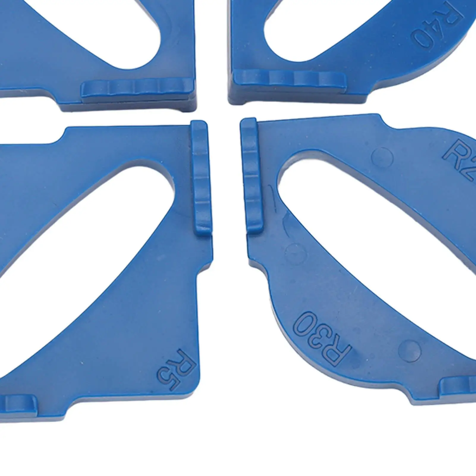 Шаблон фрезерного станка с закругленным угловым радиусом R5 R10 R15 R20 R25 R30 R35 R40 Деревообрабатывающий инструмент для точной кромки фрезерования