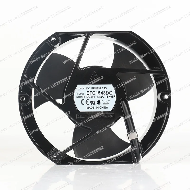 

Delta 5V 12V 24V DC48V 3.12A 17251 172X150X51MM 17CM Four-wire PWM server Large air volume converter EFC1548DG cooling fan