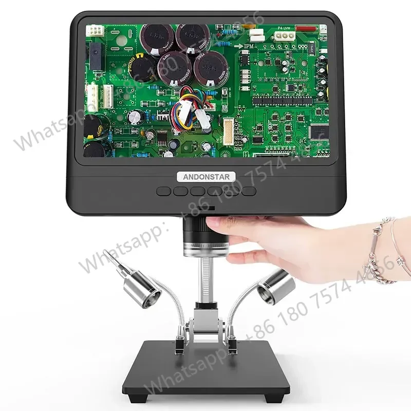 for An Dongxing 8.5 Inch HD Digital Microscope Large Screen Industrial Maintenance Electronic Mobile Phone Repair PCB Welding