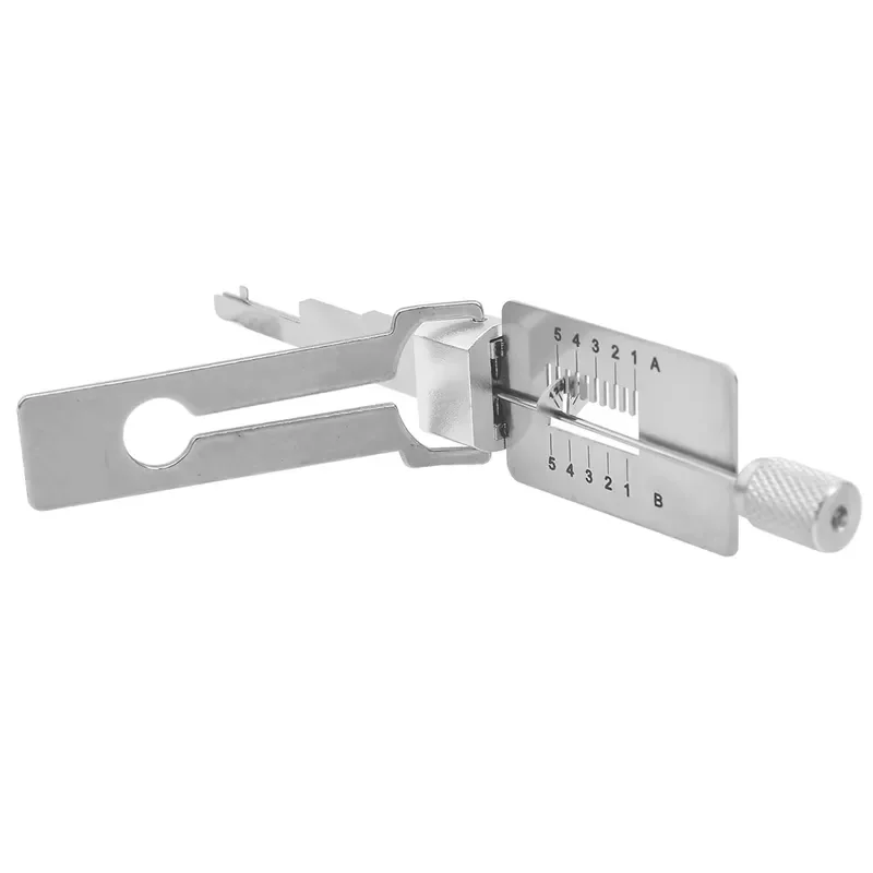 2024   Lishi 2in1 Locksmith Tool Kit New Door Opener and Lock Pick Set Unlock with Key Made From Plastic and PC