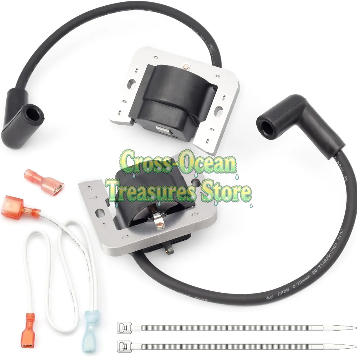 

Комплект из 2 предметов, катушка зажигания для 32-707-01-S 25-707-03-S 32 707 01 с кабелем