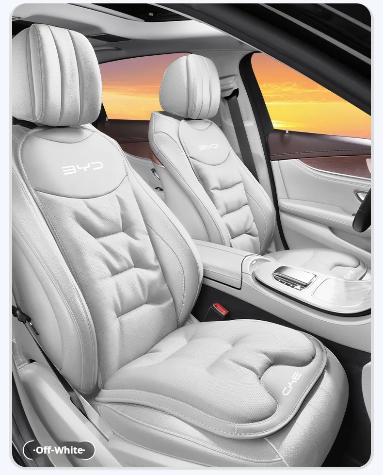 Für BYD Ato 3 Fafengtang F3 E6 Yuan Song Plus EV F0 Qinhan Dolphin S6 Autositz-Rückenlehnenkissenbezug Leder-Sitzschutzpolster – Detail 25