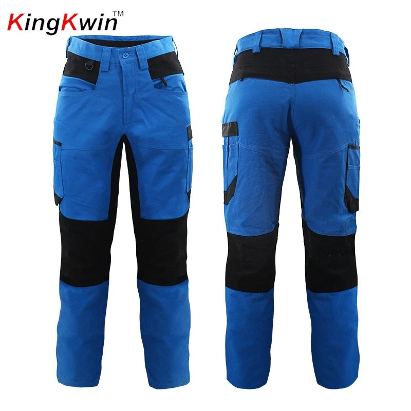 Men's Cargo Pants  100% cotton work pants men trandesman utility workwear pants muti pockets electrician work trousers