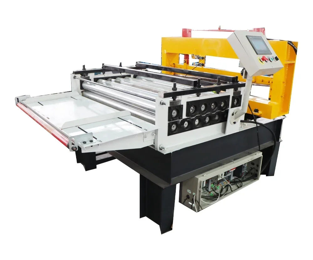 【Seller's Recommendation】Steel Galvanized Coil Cut to Length Line Sheet Cutting Machine 0.1-2 mm Thickness