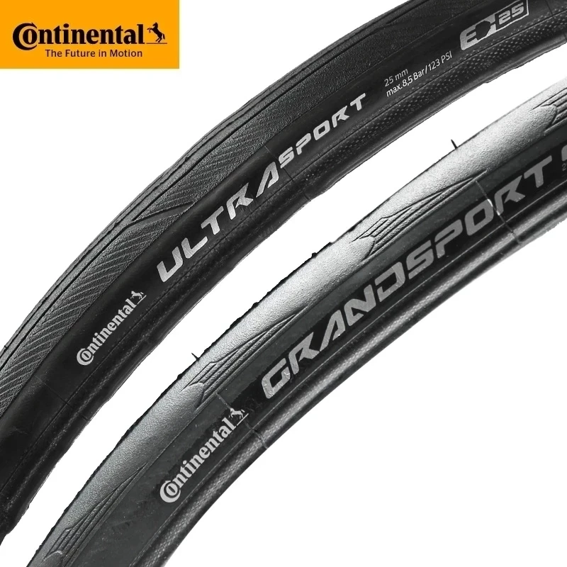 Continental Road Bike Tire ULTRA Sport III & GRAND Sport Race 700×25C 700x28C Gravel Tire 3/180 TPI Pure Grip Compound