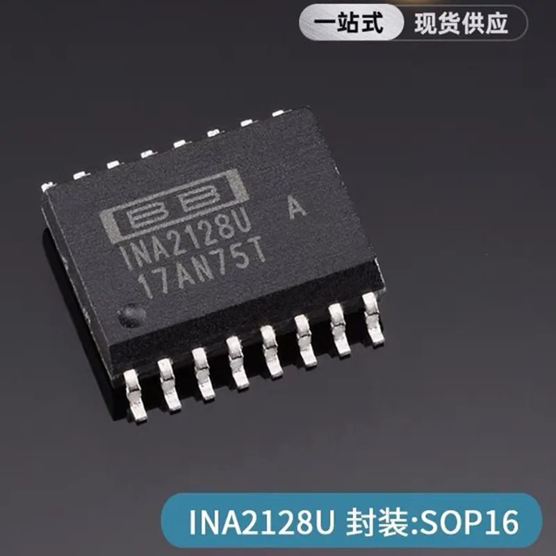 5Pcs/Lot New Original Ina2128 Ina2128ua Ina2128u Dual Channel Variable Gain Instrument Amplifier Chip