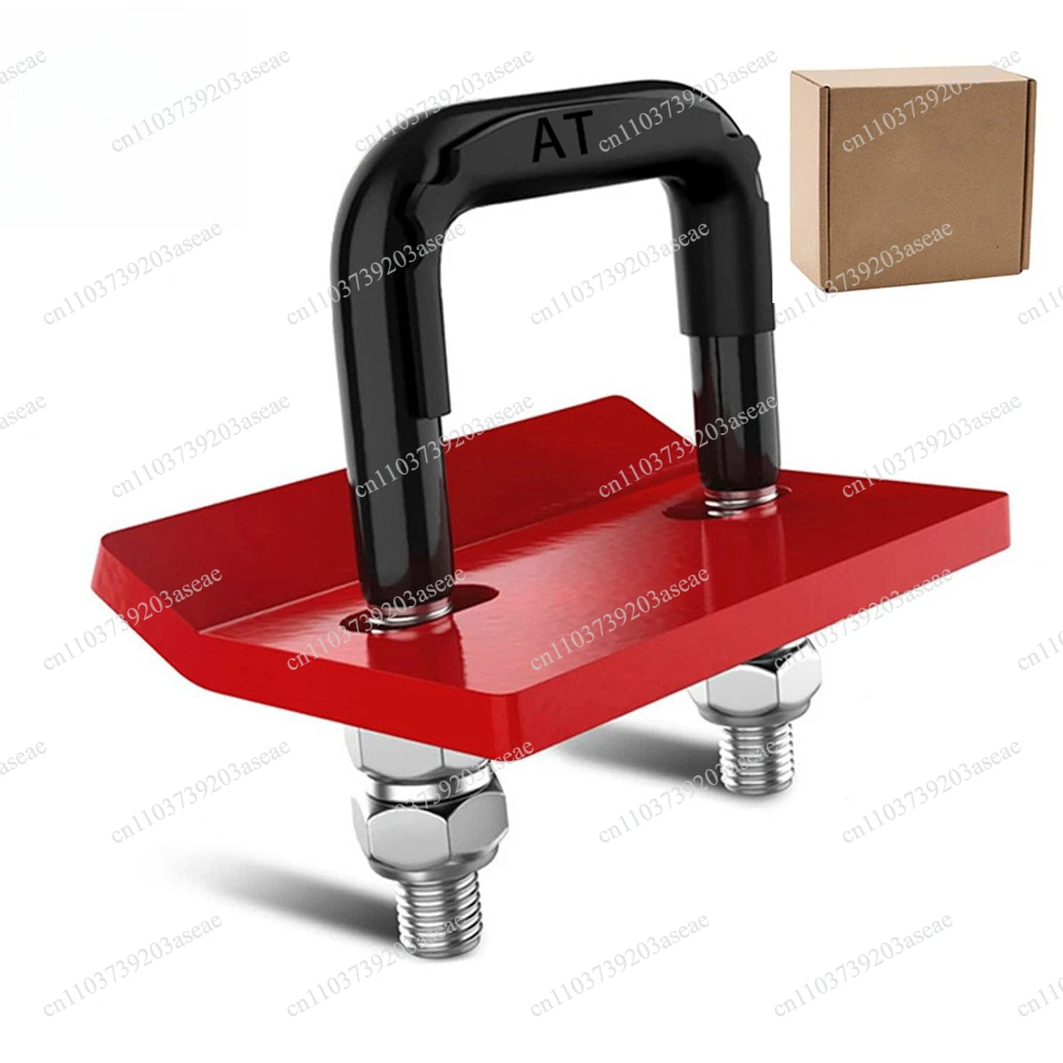 Off-road vehicle trailer arm anti-loosening retainer with sheath shock-proof to prevent loosening