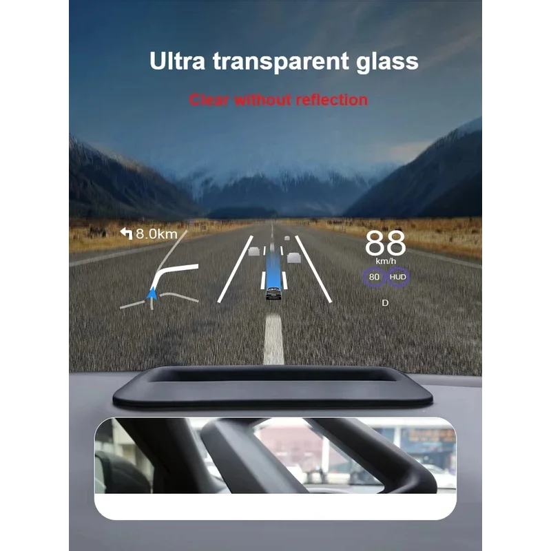 

Suitable for Mercedes-Benz S-Class 2021-2024 GLC GLE 2021-2024 Head-up Display Protective Frame High-definition Anti-glare