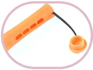 40pcs Cold Wave Perm Rods Set For Women's Long & Short Natural Hair - Plastic Orange Rollers For Curling And DIY Hairdressing