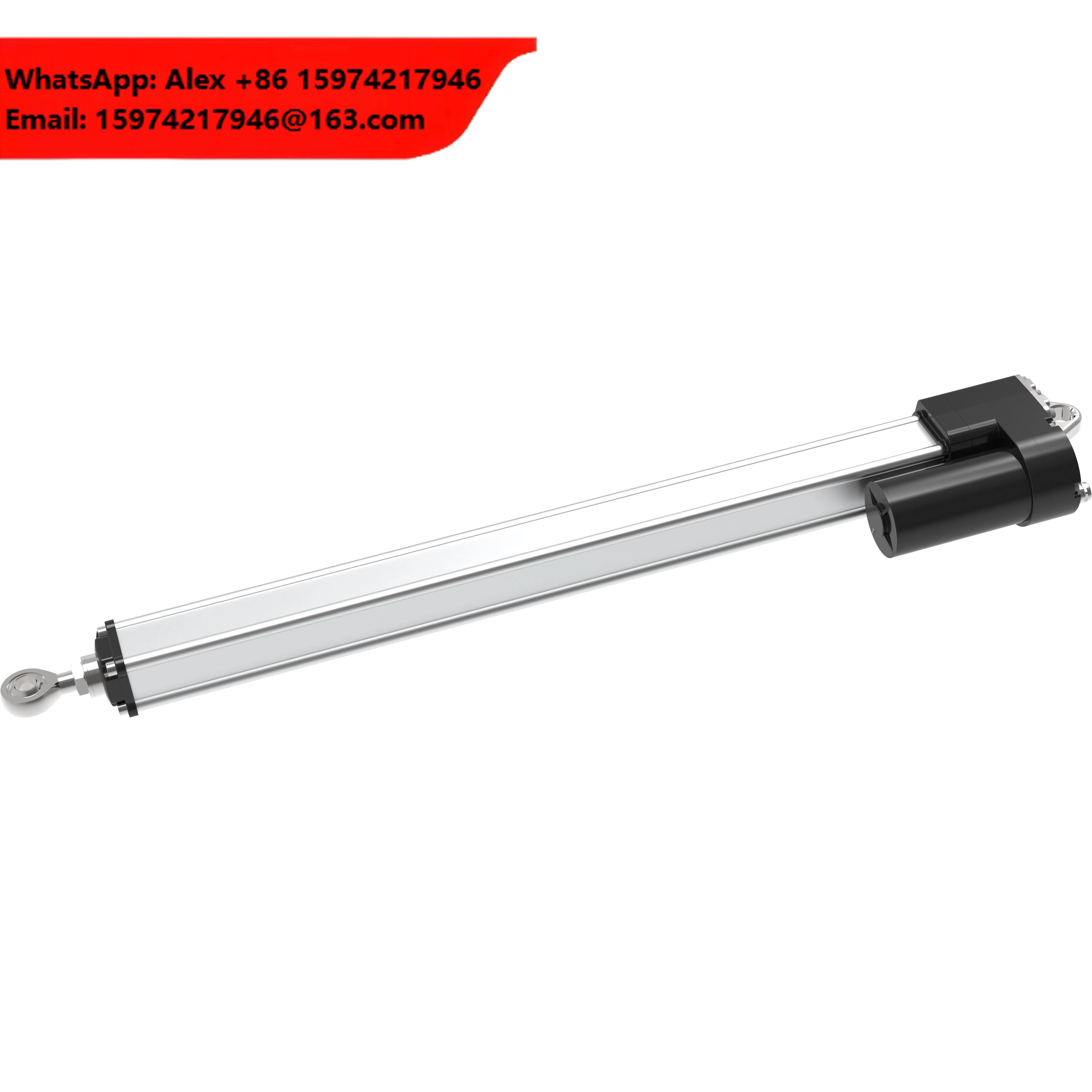 25000N IP66 Permanent Magnet Brush Solar Linear Actuator 200-1200mm Stroke Heavy Duty 24V DC Motor For Single Dual Axis Tracking