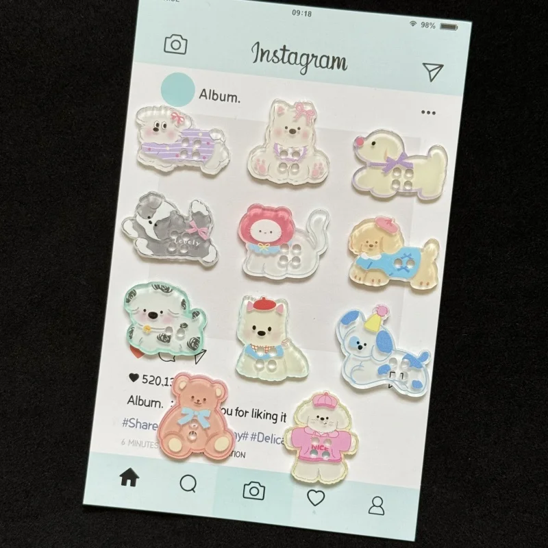 

Ins style button, handmade accessories, diy buttons for fabric accessories handcrafted items