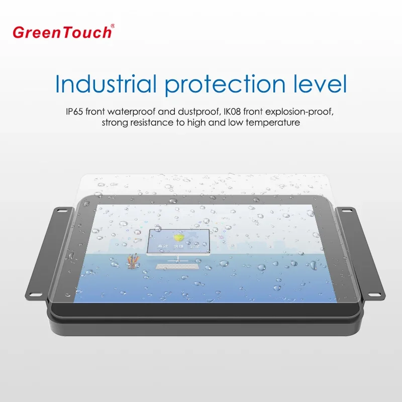 10.1-23.8 Inch High Brightness Outdoor Touch Screen High-definition Display Screen, Used For Parking Lots