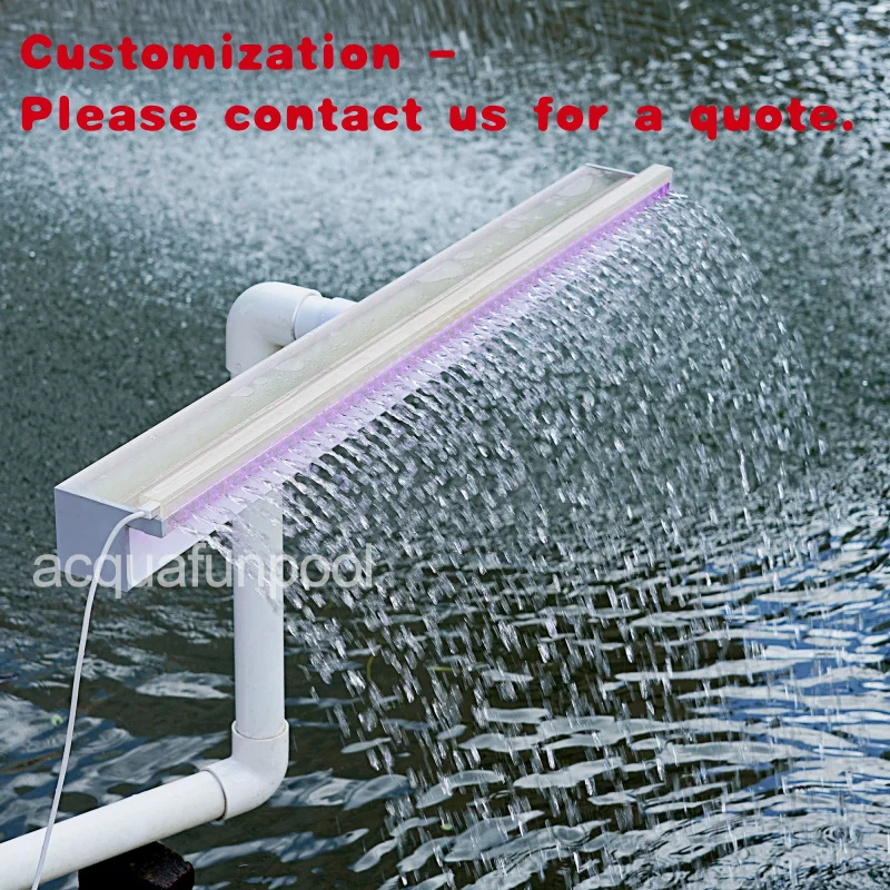 

На заказ. Настенный бассейн без пруда с водопадом, фонтан, открытый сад, бассейн, дождевая занавеска