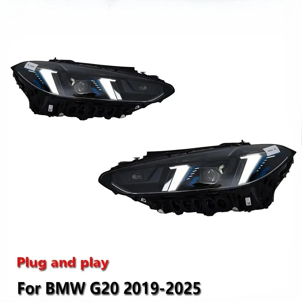 

Светодиодные фары для BMW G20 G82 G29 2019-2023, комплекты для установки, включая противотуманные фары, DRL, стоп-сигналы и указатели поворота, система Plug and Play.