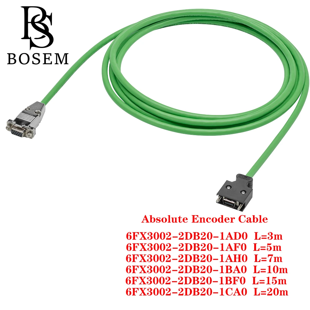 6FX3002-2DB20 6FX3002-2DB20-1AD0/1AF0/1AH0/1BA0/1BF0/1CA0 V90  S-1FL6 Series Absolute Encoder Cable New