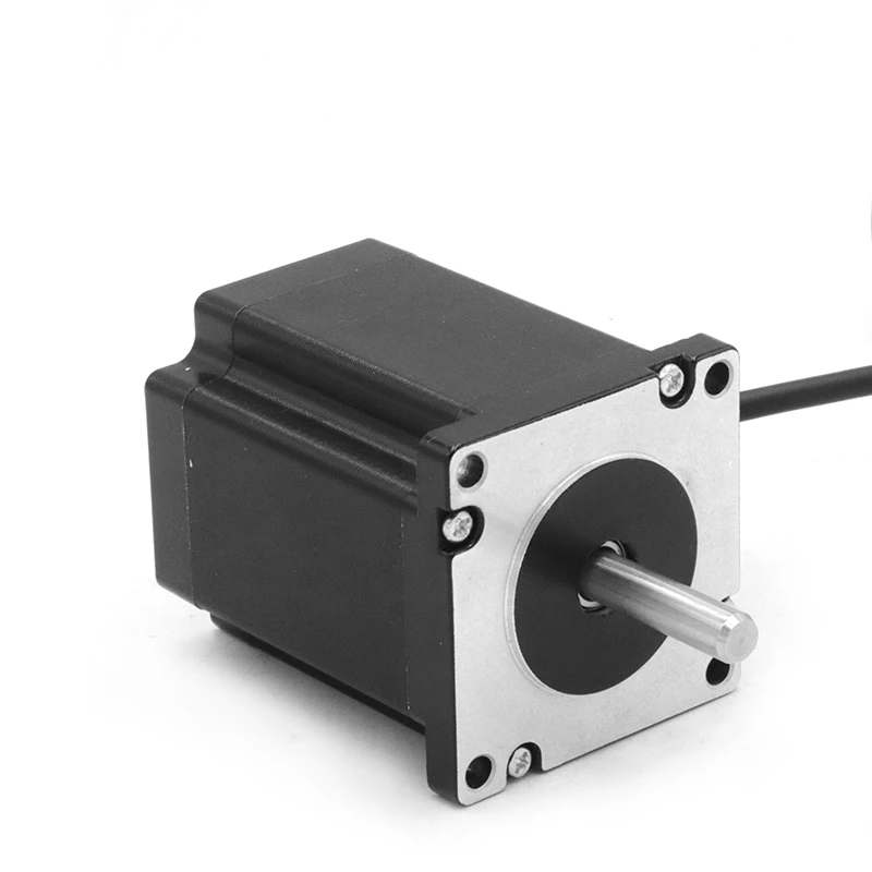Siheng Factory 60BYGH Nema 24 2 fases 60mm Motor de passo 2A 1.5N.M Torque híbrido para máquina de gravação industrial