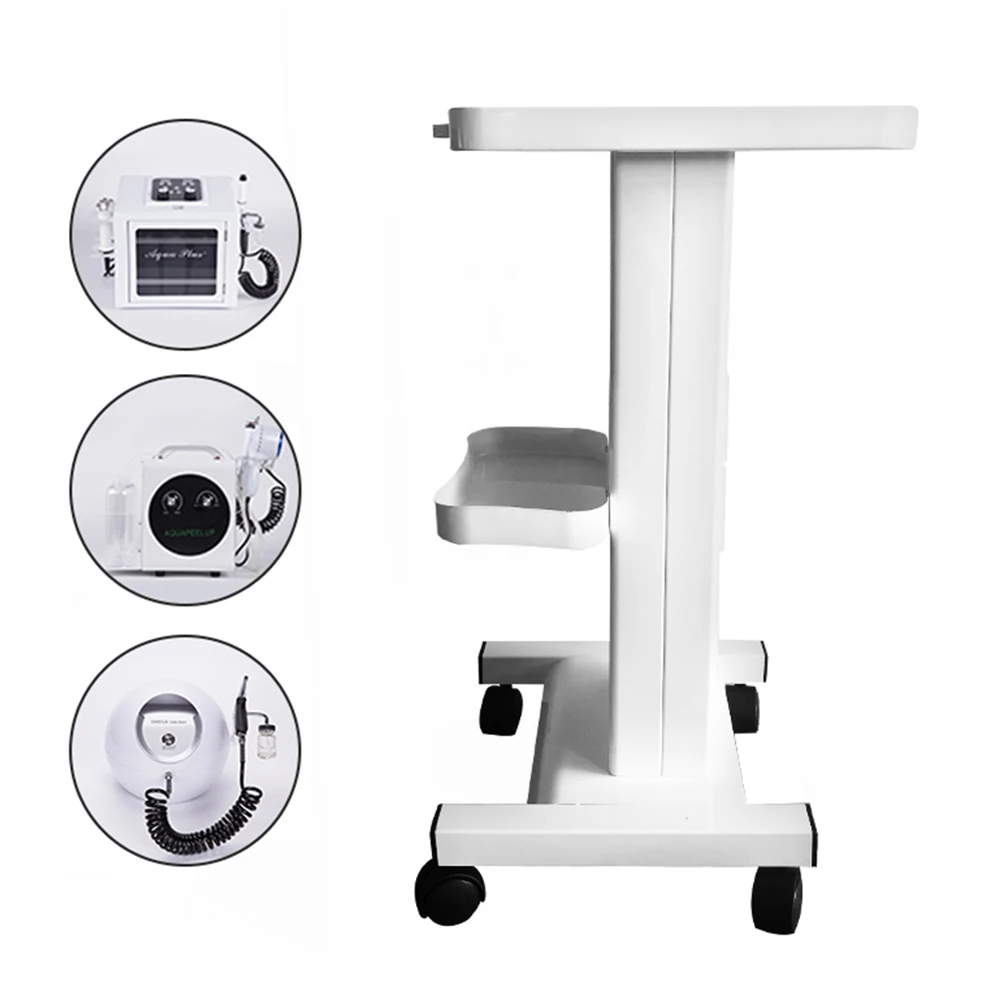 Salon Trolley Rolling Cart With EU Socket Stand Trolley Wheel Stand Beauty Spa Tool Accessory W/ 220V