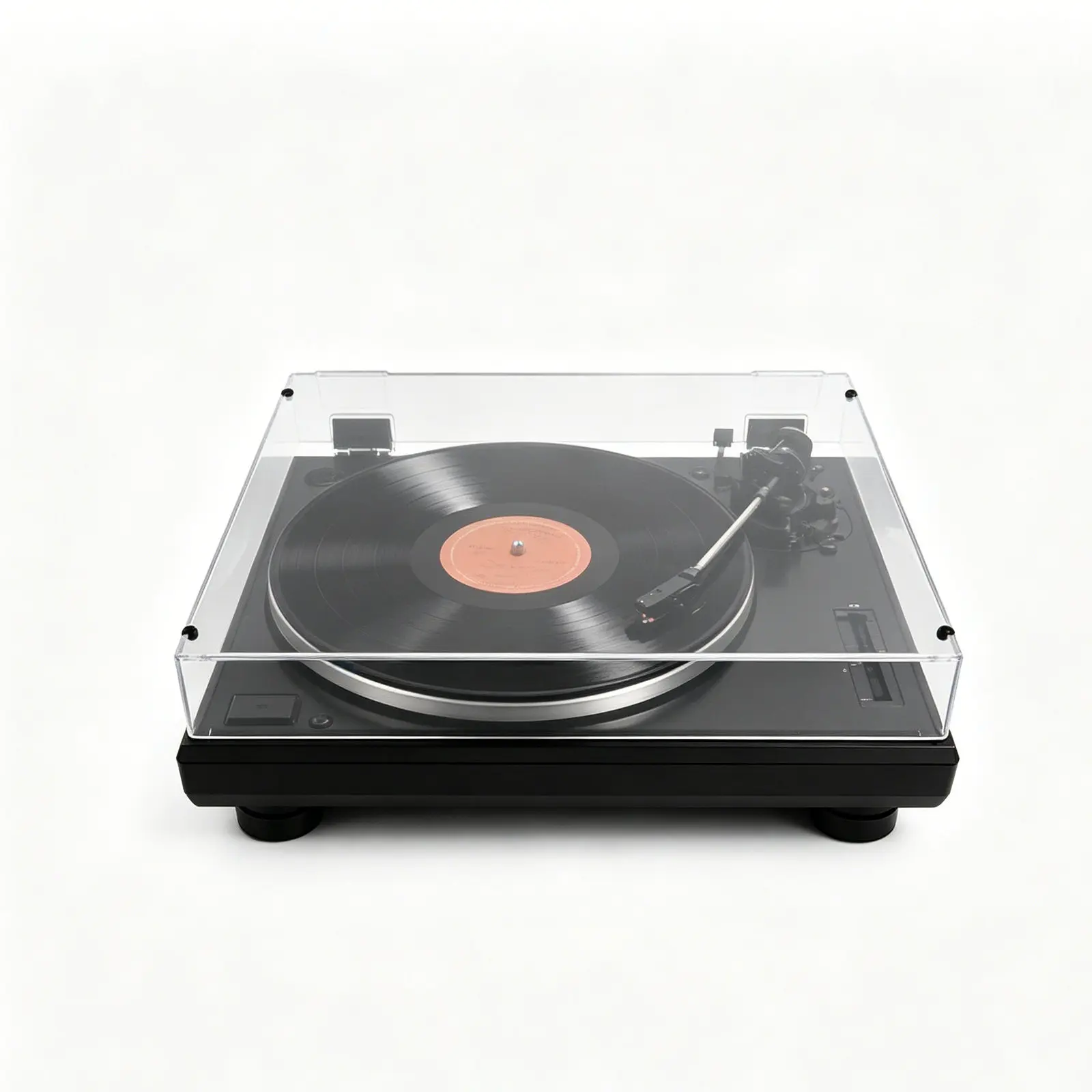 Acrylic Vinyl Records Player Cover For Home Audio System Clear Turntable Dust Compatible Lp60x Lp60xbt Protective