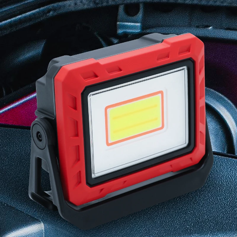 4000mAh LED Work Light: 2000LM Portable Work Light & Magnet IP33 Flood Light for Outdoor Indoor Job Site Workshop Garage Gift