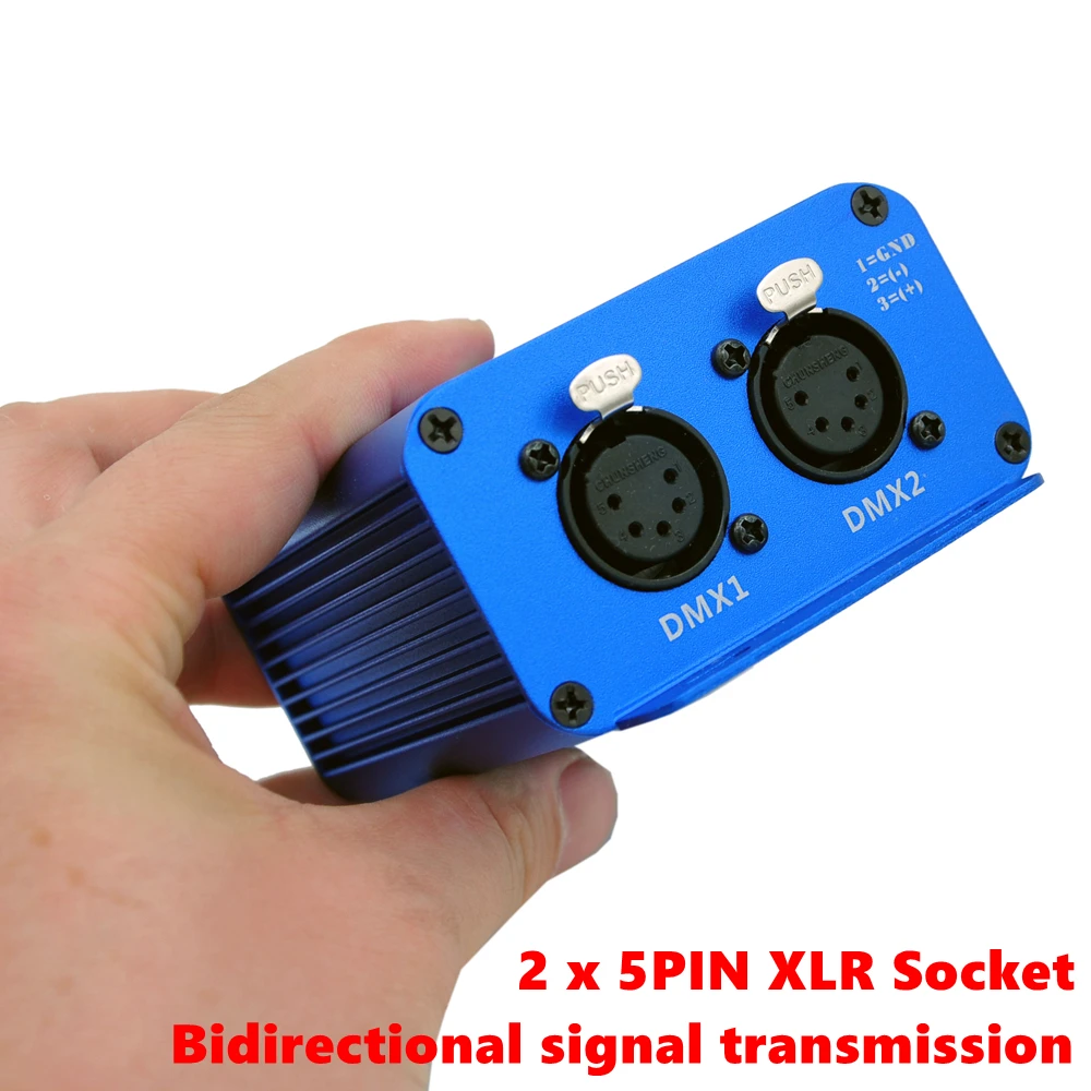 TIPTOP 5 دبوس 2 ميناء DMX Artnet المرحلة ضوء تحكم 5PIN XLR المقبس 1024 DMX إشارة تبادل أداة الإنترنت التوصيل IP الإعداد