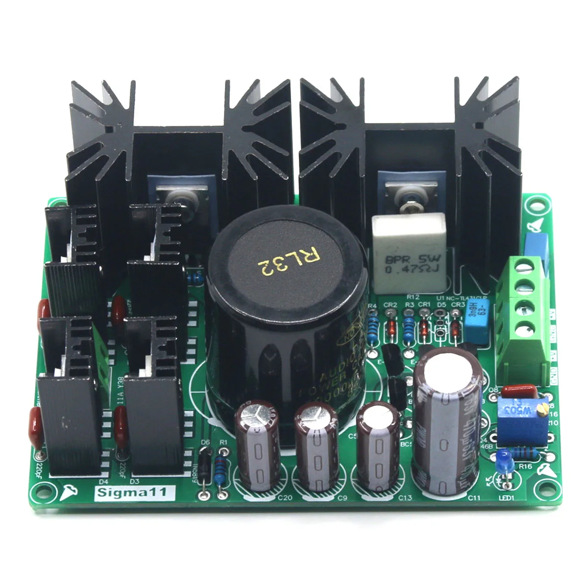 Zmontowany HiFi liniowy zasilacz regulowany Sigma11 DC3.3V-DC24V do urządzeń DAC/słuchawkowych