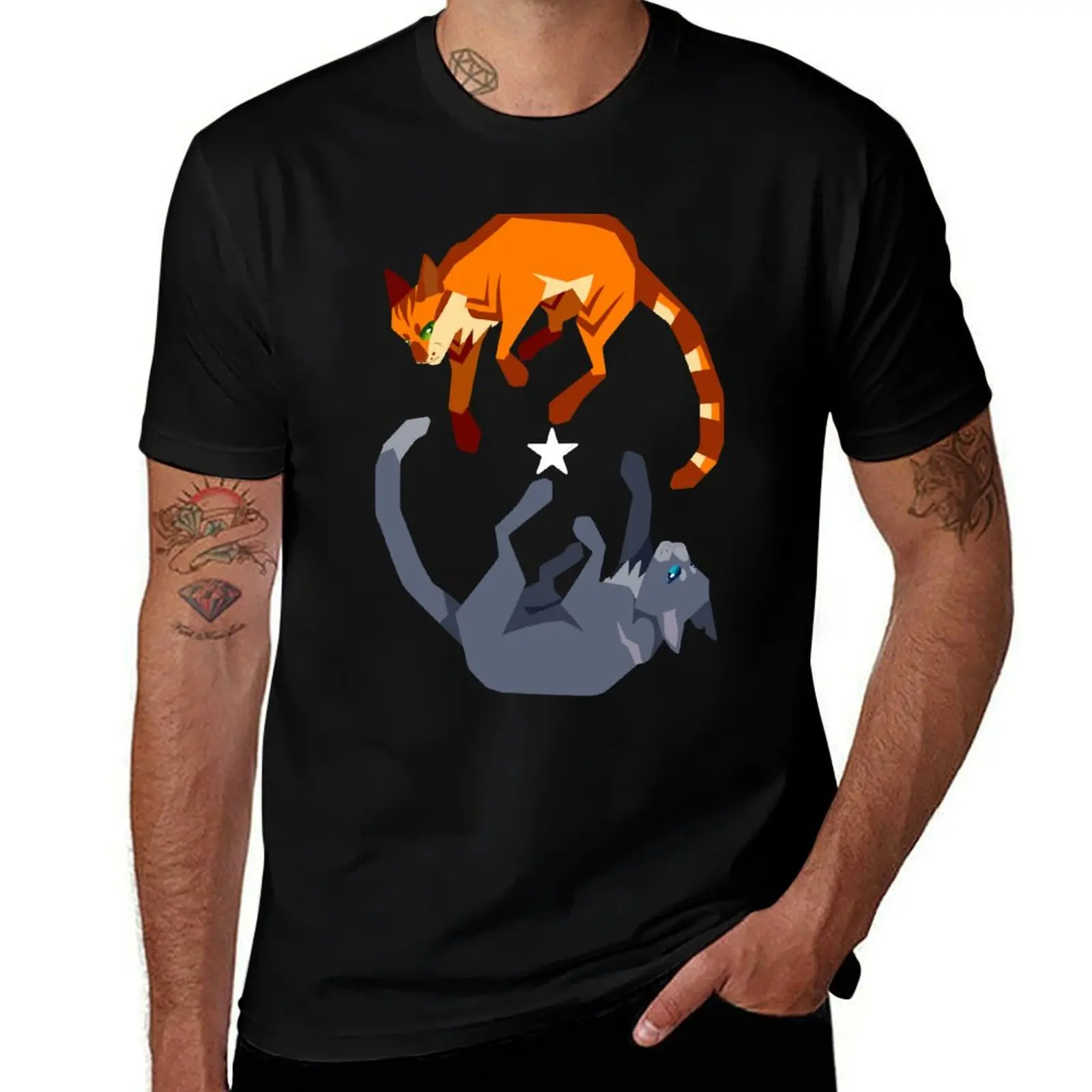 

Fireheart/Bluestar T-Shirt t shirts for man graphic funny t shirt man casual man t shirt designer T-shirt