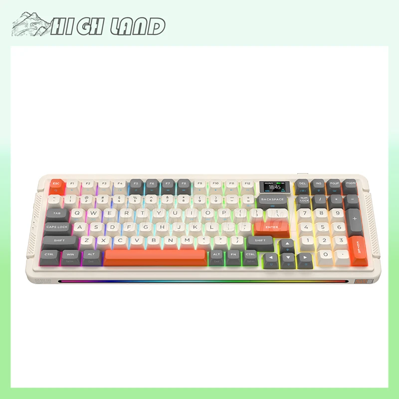 

Royal Axe L75/98 Mechanical Keyboard Wireless Bluetooth Keyboard Hot Swap 3mode Pbt Gasket Long Endurance Custom Game Keyboards