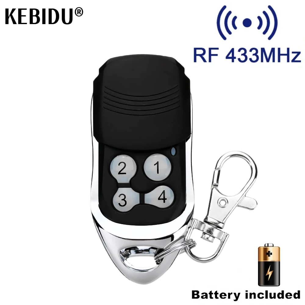 433MHz RF Remote Control Smart Auto Copy Duplicator 4 Button Electric Garage Door Gate Remote Cloning 433.92 MHz Transmitter