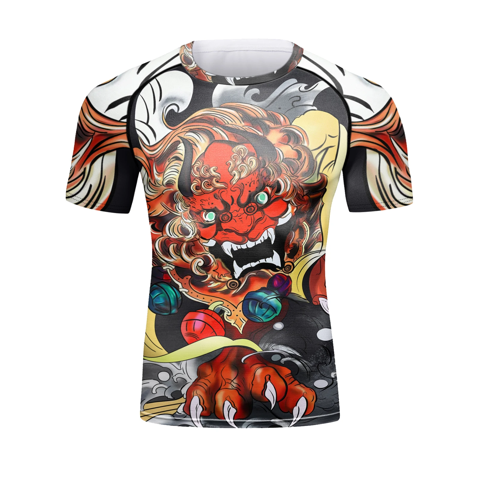 Men Style Rashguard Manufacturer Fitness Clothes Cody Lundin Short Sleeve Design Your Own Bjj MMA Rash Guard Compression T-shirt