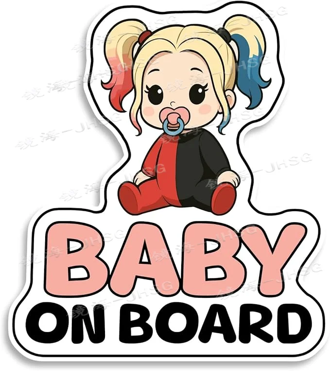 Baby on Board Waterproof and UV Resistant Car Baby Stickers, Durable Safety Awareness Signs - view 2