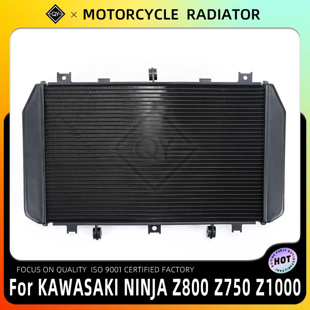 LQYL Motorcycle Radiator Cooler Cooling Water Tank For KAWASAKI NINJA Z800 2013 2014-2018 Z750 2007 2008-2012 Z1000 2007-2009