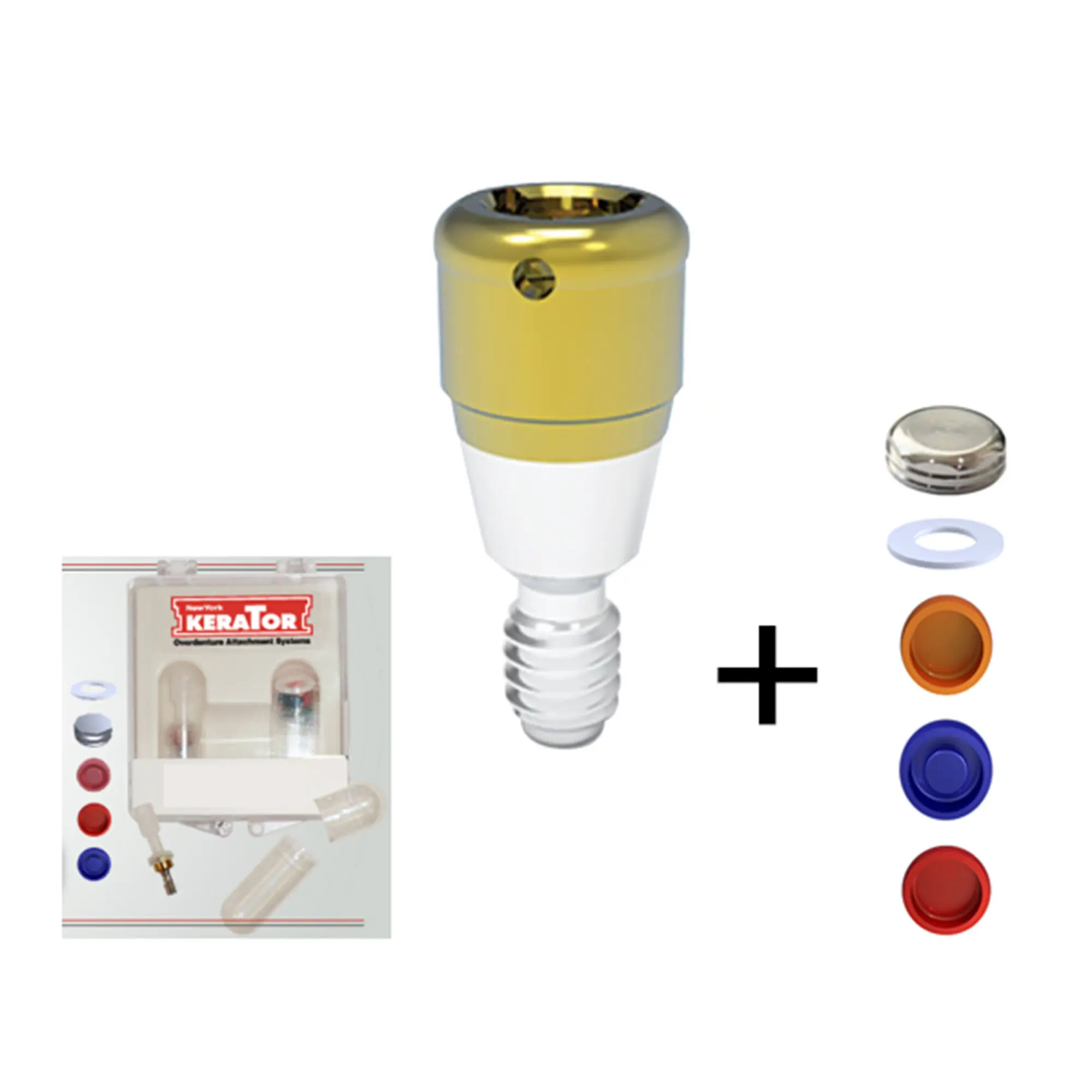 Kit de accesorios para implantes Nobel Active Replace CC Locator, soporte para sobredentadura