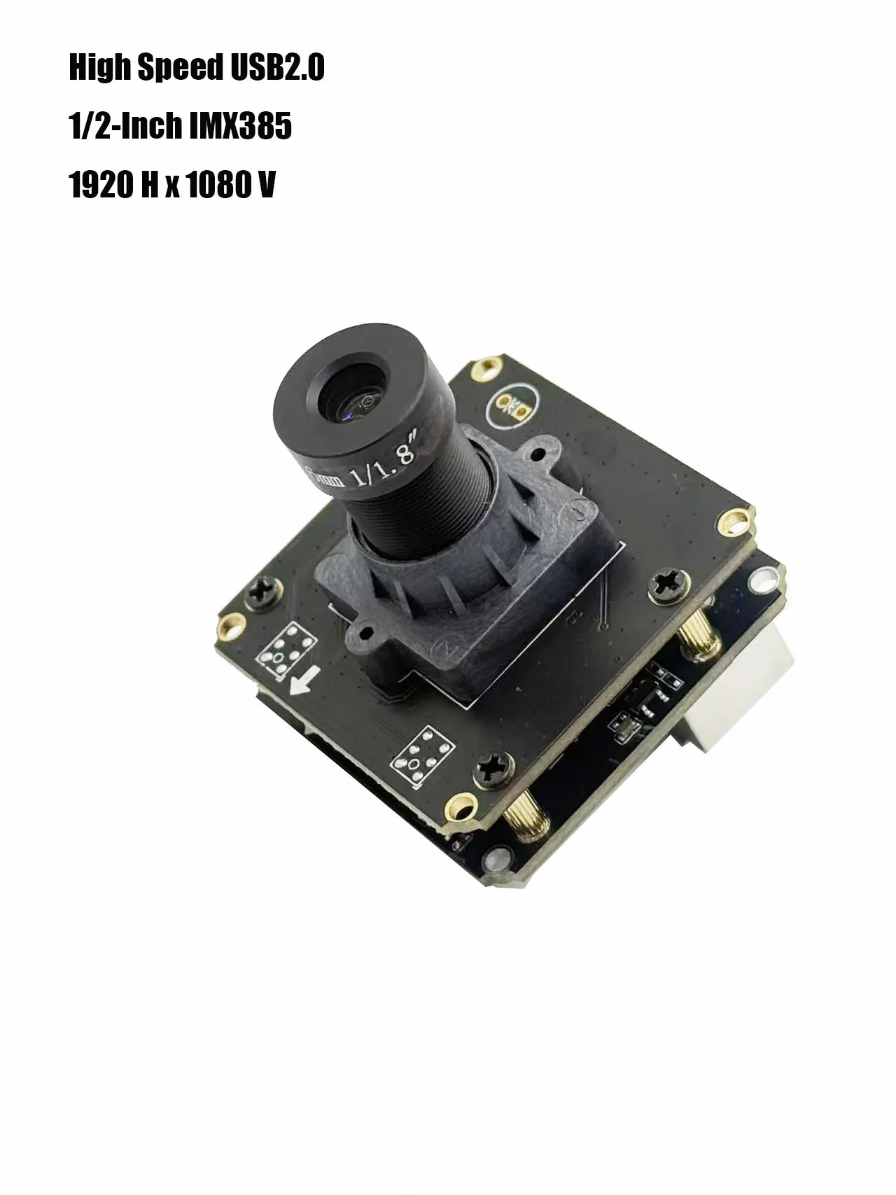 

1920x1080 2MP HD IMX385 USB Camera Module Starvis Low illumination 60FPS MJPEG, YUY2 for Machine Vision Security Products