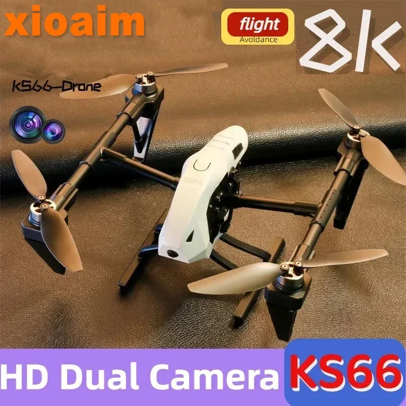 

For Xiaomi KS66 Drone Professional 8K HD Dual Camera Brushless Obstacle Avoidance Optical Flow Position Aerial Photography Toy